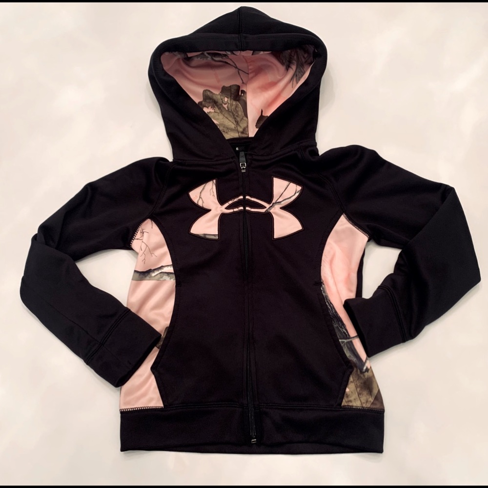 Under Armour Realtree Camo Jacket, Girls 6